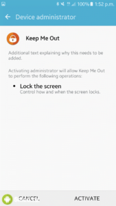 Keep Me Out
