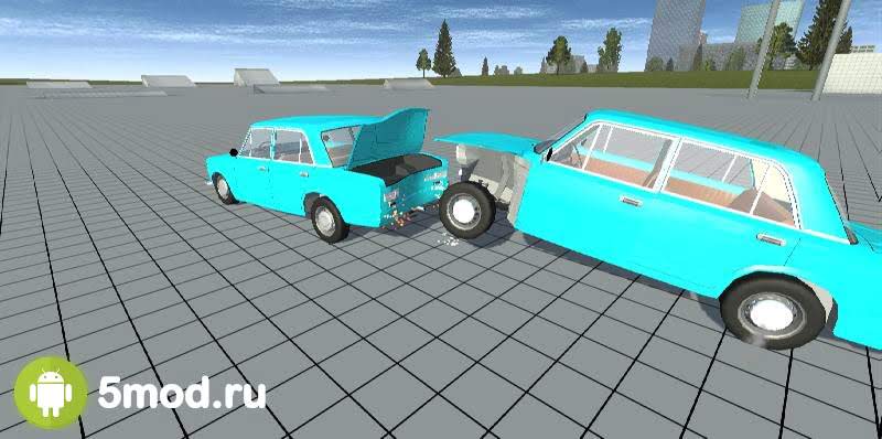 Simple Car Crash Physics Sim
