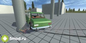 Simple Car Crash Physics Sim