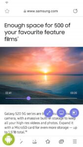 Samsung Internet Browser